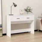 vidaXL Console Table White 100x39x75 cm Engineered Wood 2BB
