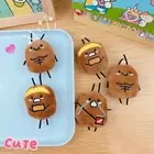 Cartoon Funny Muscles Cockroach Plush Keychain Pendant Backpack Decoration Gifts