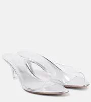 [Amina Muaddi] Amina Muaddi Alexa Glass 60 PVC mules AU 8.5 transparent