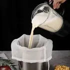 New Micron Reusable Nylon Fine Mesh Food Strainer Filter Bag For Coffee Nut Milk
