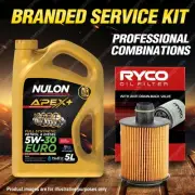 Ryco Oil Filter 5L APX5W30C3 Engine Oil Service Kit for Saab 9-3 1.9 TTiD 1.9L (for: Saab)