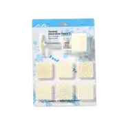 Plastic Maamoul Moon Cake Mould Pastry Mould 6 Stamps 15*6.5 cm