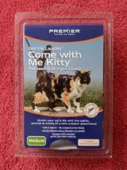 NIOP Come With Me Kitty™ Cat Harness Bungee Leash M Blue Gentle Leader® Premier®