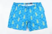 CLUB ROOM PINEAPPLE HAWAIIAN TROPICAL BLUE 2XL QUICK DRY SWIM TRUNKS MENS NEW