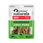 Evolution Naturals Kangaroo Tendons Dog Treats 6pk