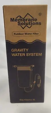 Personal Water Filter Straw Portable Outdoor Drinking Water Purifier 6L