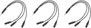 Angoily 3 Pcs 1 Audio Mic Splitter Audio Splitter Cable Splitter Cable for Headset Headphone and Microphone Jack Audio Splitter Headset Splitter Cable Splitter Cable 3.5mm