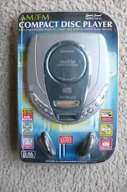 Lenoxx Sound CD-61 Portable CD Compact Disc Player AM/FM Radio Receiver