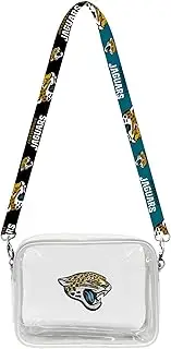 Littlearth Jacksonville Jaguars NFL Clear Fanny Fan Purse