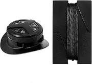Replacement Durable Shoelaces Laces Shoe String,Shoelace Revolving Buckle Rotating Button Automatic Shoelace Tight-Loose Buckle with Tools