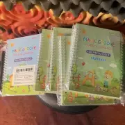5 Magic Book Montessori Calligraphy Copybook Kids Notebook Reusable Handwriting