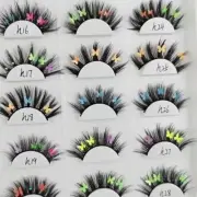 Fluffy 5D Mink Lashes Colorful False Eyelashes Butterfly Lashes Daily