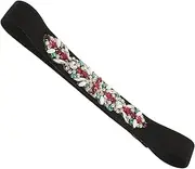 [Beavorty] Rhinestone Elastic Waist Belt Beaded Stretchy Accessory for Dresses Elegant Design for Christmas and Festive Occasions