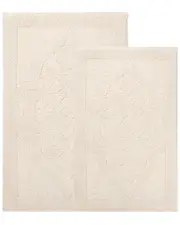 Superior Set of 2 Medium Myra Medallion Washable Bath Rugs
