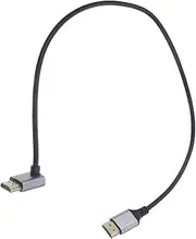 HOMSFOU Solid Aluminum Cable 8k Support Short Video Cord Tv Monitor Projector Connector Male to Male