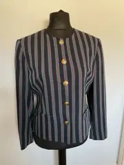 country Casuals women’s multi coloured Vintage blazer jacket size 14#VN05