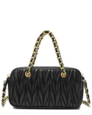 Tiffany & Fred Paris Quilted Lambskin Crossbody