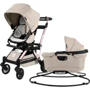 orbit baby® Stroll & Sleep G5 Bassinet & Stroller Travel System in Flax/Rose Gold at Nordstrom One Size