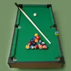 Kids Pool Table Set Desktop Snooker Wood Portable Home Use Durable Game Toy Mini