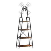 4 Tier Narrow Bookshelf
