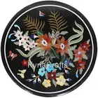 Marble Coffee Table Top Semi Precious Stone Inlya Work Corner Table for Bedroom