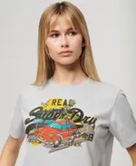 La Vintage Logo Graphic Relaxed Tee Flake Grey Marle | Flake Grey Marle