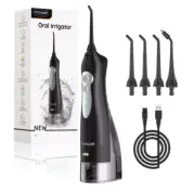 Water Dental Flosser Teeth Picks 4 Jets 3 Modes Portable Cordless D52 Water Flos