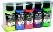 Vallejo : Premium Airbrush Paint : Set of 5 : Fluorescent Colours