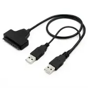 USB2.0 External PC SSD Hard Disk Drive Adapter USB To SATA 2.5" Converter B