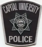 CAPITAL UNIVERSITY Columbus OHIO CAMPUS POLICE PATCH