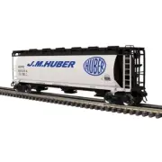 Atlas 3001441-1 3-Bay Cylindrical Hopper #60254 J.M. Huber, O Gauge
