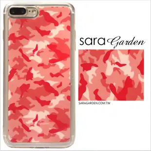 【Sara Garden】客製化 軟殼 蘋果 iPhone6 iphone6s i6 i6s 手機殼 保護套 全包邊 掛繩孔 迷彩撞色粉桃