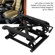 √ Seats Height Adjuster With Slide Rail 155mm Lifting Height Fit Steel Seat