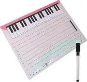 TEMPNAP Erasable Teaching Whiteboard Music Practice Staff Whiteboard for Students