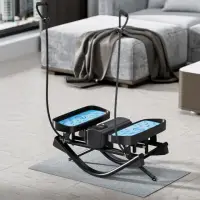 在飛比找momo購物網優惠-【LEZUN/樂尊】家用走步機 韓式踏步機 健走機(健身器 