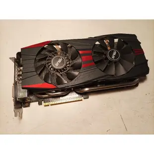 老皇卡Asus GTX 780 DirectCU II 3GB gd5 顯示卡 接近 gtx1650 r9 280x