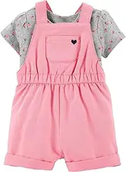 [Carter's] 2-Piece Strawberry Tee & Shortalls Set