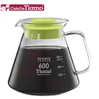 在飛比找PChome24h購物優惠-Tiamo 耐熱玻璃壺 600cc(玻璃把手)-五色