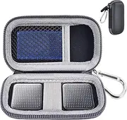 Heart Rate Monitor Case Compatible with AliveCor KardiaMobile Personal EKG/for AliveCor KardiaMobile 6L/ for Sec Heart Monitor. Storage Carrying Holder Fits for Pill Organizer -Black (Box Only)