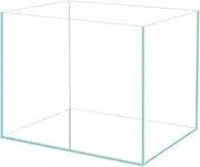 AWXZOM Small Nano Tall Rimless Tank, Small Glass Fish Tank, Small Betta Fish Tank, Small Aquarium, min Fish Bowl, Betta Tank (0.7 Gallon 5.9''x4.3''x5.1'')