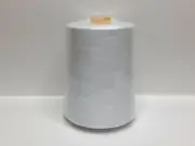 1 Pc. 10000 Each Yards Sewing Machine Polyester Threads overlock Cones White