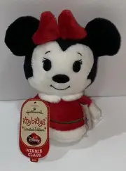 Hallmark Itty Bittys Disney MINNIE CLAUS Mouse Plush Doll - Brand New With Tag