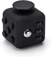 VAPIAO Fidget Cube - Anti-Stress Cube for Stress Relief, All Ages, Schwarz