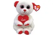 Ty Beanie Bellies Desi Valentine's Teddy Bear