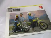 Suzuki JR50 DS80 SALES BROCHURE 1987 2 sided