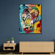 Pop Art By Michel Basquiat Canvas Wall Art