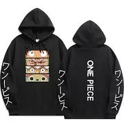 One Piece Monkey D. Luffy Roronoa Zoro Tony Tony Chopper Hoodie Anime Cartoon Anime Front Pocket Graphic For Couple's Men's Women's Adults' Hot Stamping
