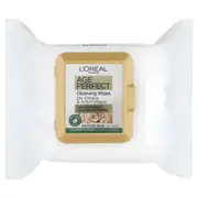 L'Oreal Paris Age Perfect Cleansing Wipes - 25 Pack