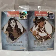 Legend of Korra & Asami Sato Limited Edition Collectible Enamel Pins Set Of 2