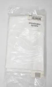 Pacific Coast Feather Basic Pillow Protector White Standard/Queen Size Bedding